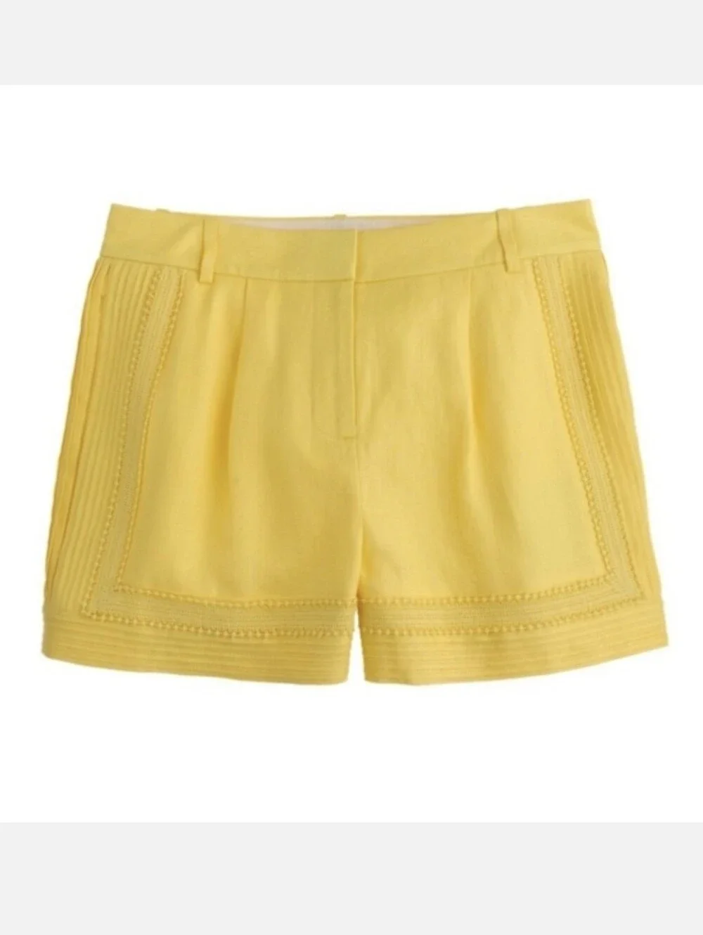 🪩 Yellow J. Crew Shorts sz 8